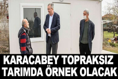 Karacabey topraksız tarımda örnek olacak