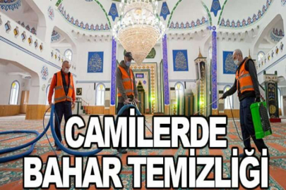 Nilüfer’deki camilerde bahar temizliği