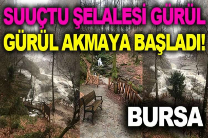 Suuçtu Şelalesi çağlıyor