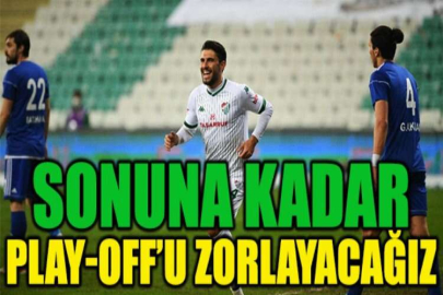 Cüneyt Köz: “Sonuna kadar Play-Off’u zorlayacağız