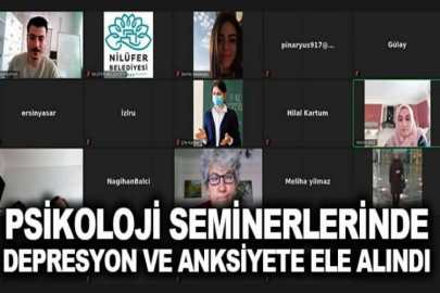 Psikoloji seminerlerinde depresyon ve anksiyete ele alındı