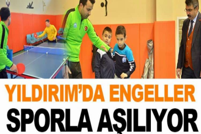 Yıldırım’da engeller sporla aşılıyor