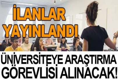 Diş Hekimliği Fakültesi Araştırma Görevlisi alım ilanı