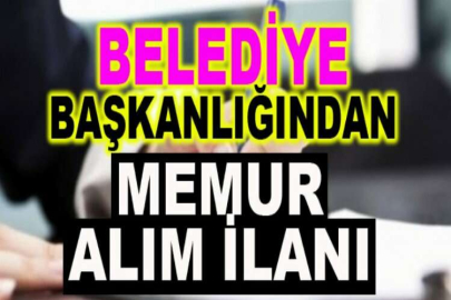 Kırklareli İli Büyükmandıra Belediye Başkanlığından memur alım ilanı