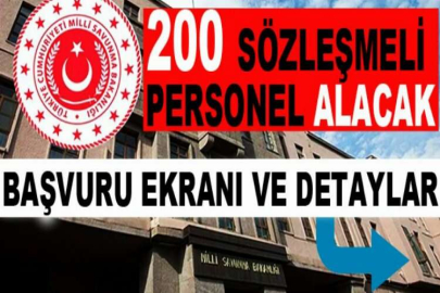 Milli Savunma Üniversitesi 200 Sözleşmeli Personel alacak