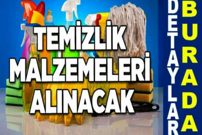 Temizlik malzemesi alınacaktır