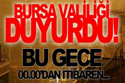 Bursa Valiliği'nden toz taşınımı uyarısı!