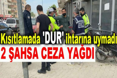 Kısıtlamada 'dur' ihtarına uymadı, polisin üzerine sürünce böyle etkisiz hale getirildi