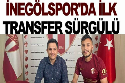 İnegölspor'da ilk transfer Sürgülü