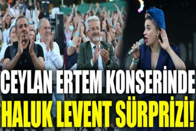 Ceylan Ertem konserinde Haluk Levent sürprizi