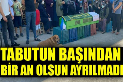 Tabutun başından bir an olsun ayrılmadı