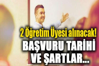 KTO Karatay Üniversitesi 2 Öğretim Üyesi alıyor