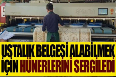 Halı yıkama belgesi alabilmek için kıyasıya mücadele ettiler