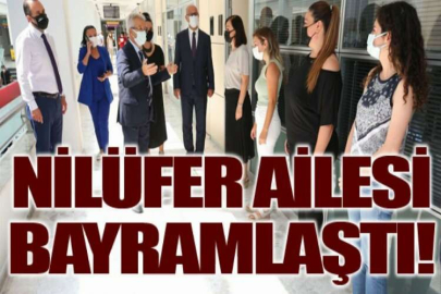 Nilüfer ailesi bayramlaştı