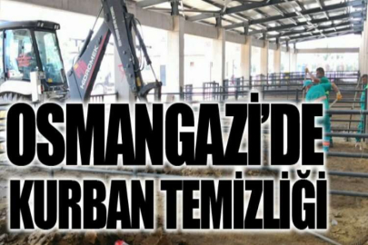 Osmangazi’de kurban temizliği