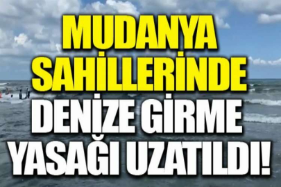 Mudanya sahillerinde denize girme yasağı uzatıldı