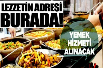 Yemek hazırlama ve dağıtım hizmeti alınacaktır