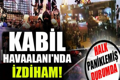 Son dakika: Kabil Havaalanı'nda izdiham! Yaralılar var