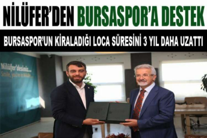 Nilüfer’den Bursaspor’a destek