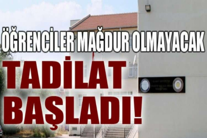 Kız yurdunda tadilat başladı