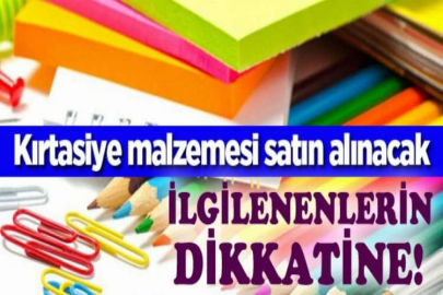 Temizlik ve kırtasiye malzemesi satın alınacaktır