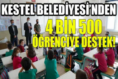 Kestel Belediyesi’nden 4 Bin 500 öğrenciye kırtasiye desteği