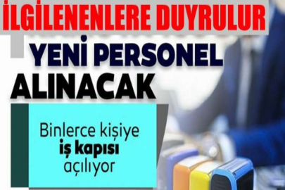 Personel hizmeti alınacaktır