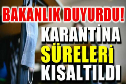 Kovid-19 temaslısı öğrenciler ile aşısı eksik olanların karantina süreleri kısaldı