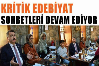 Kritik edebiyat sohbetleri devam ediyor