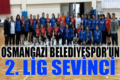 Osmangazi Belediyespor’un 2. Lig Sevinci