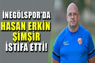 İnegölspor'da Teknik Direktör Hasan Erkin Şimşir istifa etti