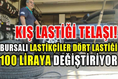 Canını ve aracını sevenler kar yağmadan kış lastiklerini taktırıyor