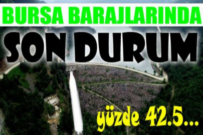 Bursa barajlarında son durum