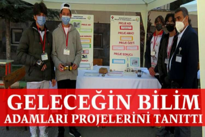 Geleceğin bilim adamları projelerini tanıttı