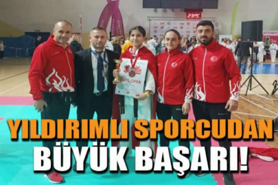 Yıldırımlı sporcu Avrupa üçüncüsü