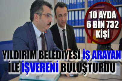 10 ayda 6 bin 732 kişiye iş