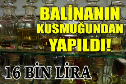 Balinanın kusmuğundan yapıldı