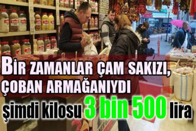 Damla sakızını vatandaşlar gram gram alıyor