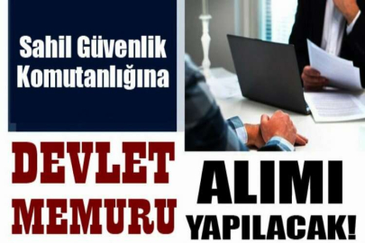 Sahil Güvenlik Komutanlığına Devlet Memuru Alınacak