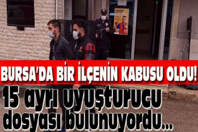 15 ayrı uyuşturucu dosyası bulunuyordu, yakalandı