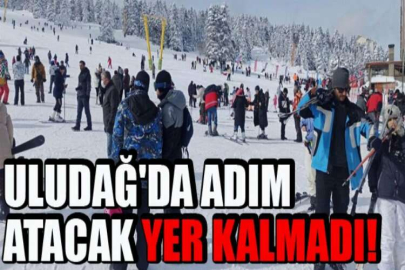 Uludağ'da adım atacak yer kalmadı