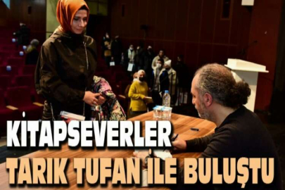 Yıldırımlı kitapseverler Tarık Tufan ile buluştu