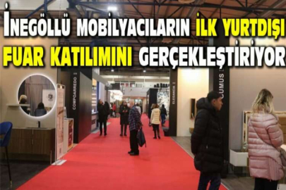 İnegöllü mobilyacıların Ukrayna'ya fuar çıkartması