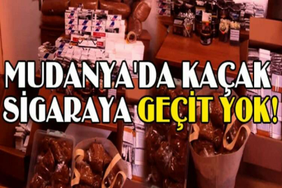 Mudanya'da kaçak sigaraya geçit yok