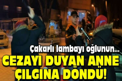 Öfkeli anne çakarlı lambayı oğlunun başında parçaladı