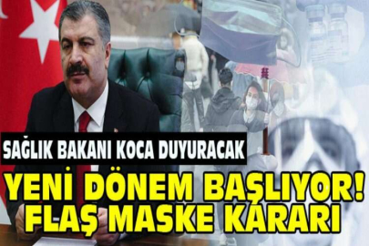 Yeni dönem başlıyor! Sağlık Bakanı Koca açıklayacak: Maske zorunluluğu…