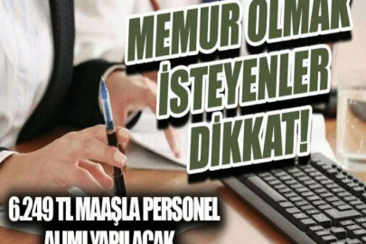 Personel alımı yapılacaktır