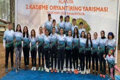 Oryantiring sporcular 13 madalyayla döndü