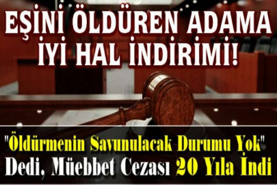 Bursa'da eşini öldüren adama iyi hal indirimi