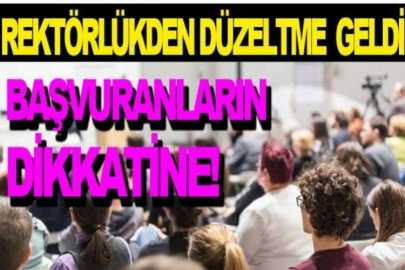 (Kadro iptali) Avrasya Üniversitesi Rektörlüğünden Düzeltilen İlana Git